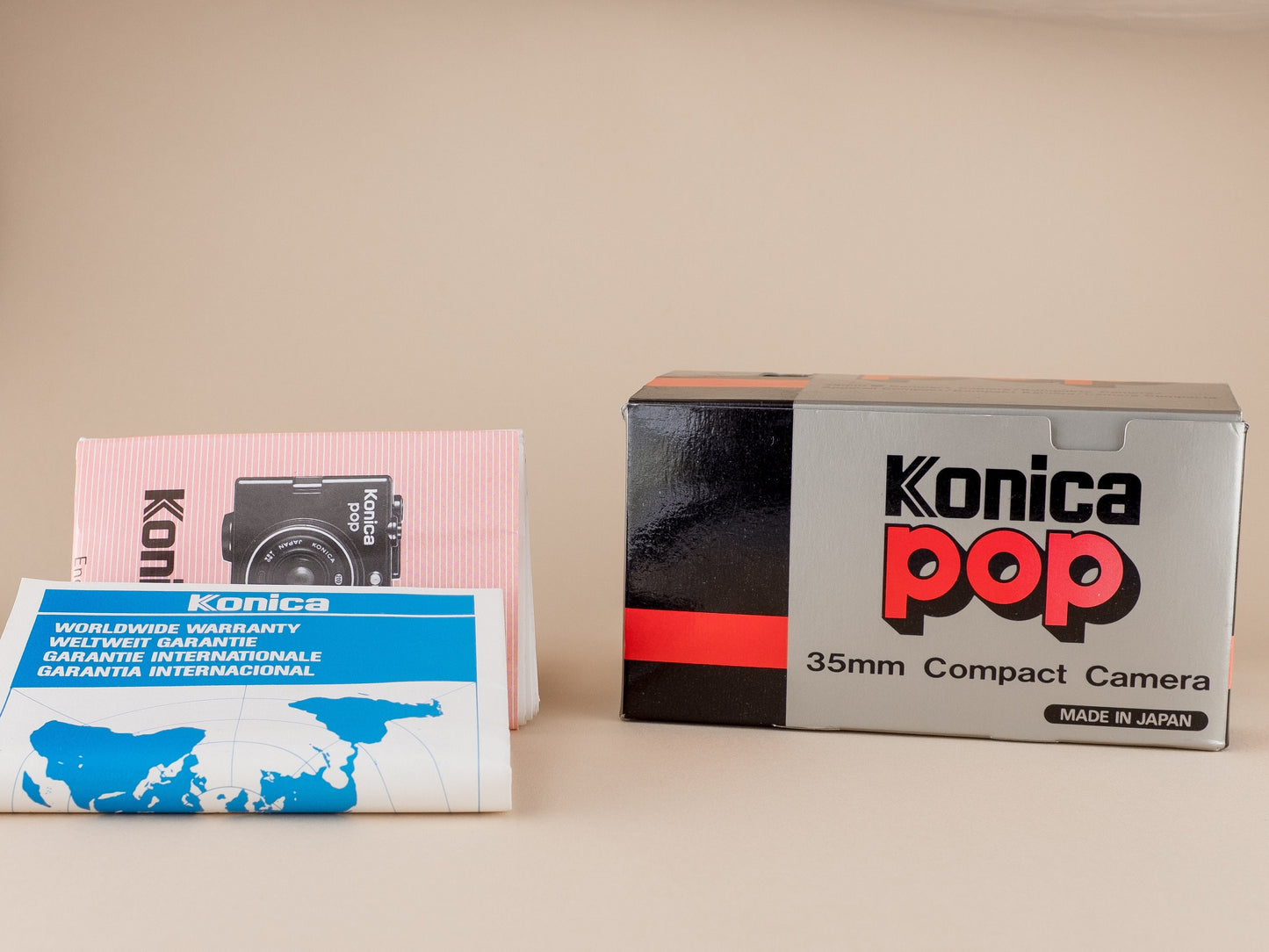 Konica POP | Vintage 1980's Analogue Film Camera | The Perfect Party Camera | With Original Packaging and Case