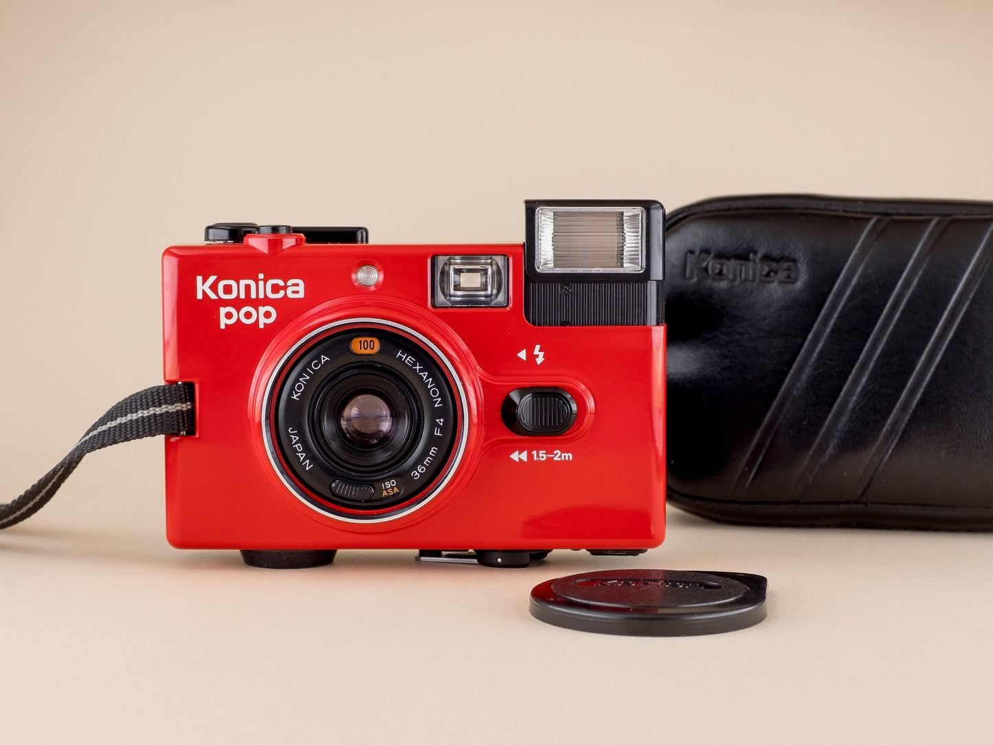 Konica POP | Vintage 1980's Analogue Film Camera | The Perfect Party Camera | With Original Packaging and Case