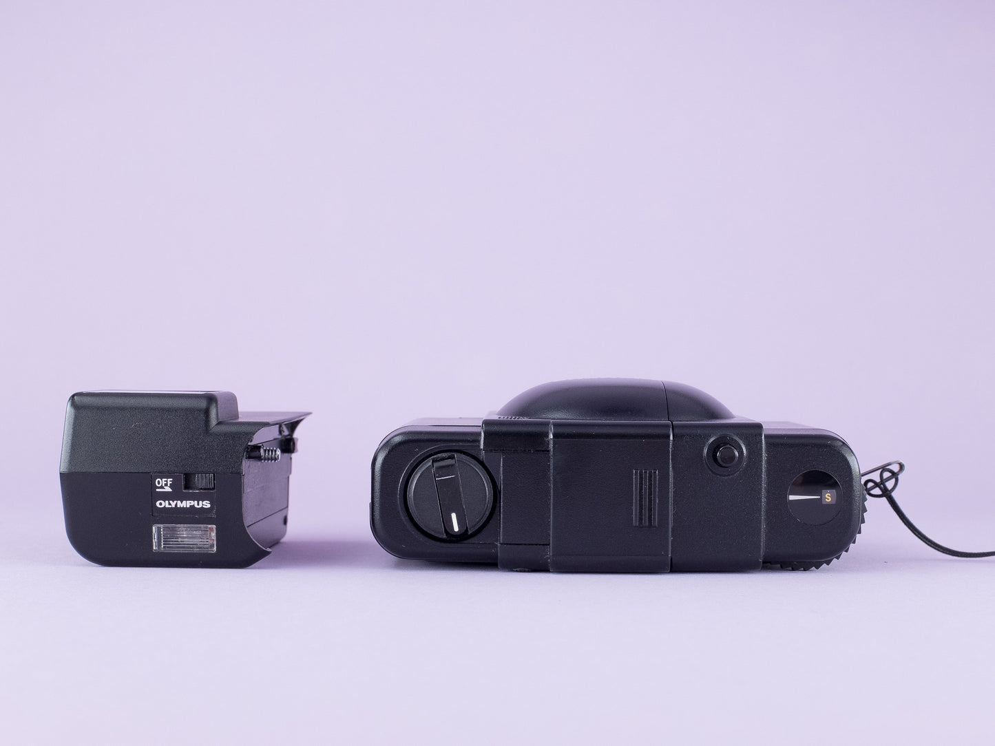 Olympus XA1 with the A9M Flash | Clamshell Design Compact Camera from the 1980's