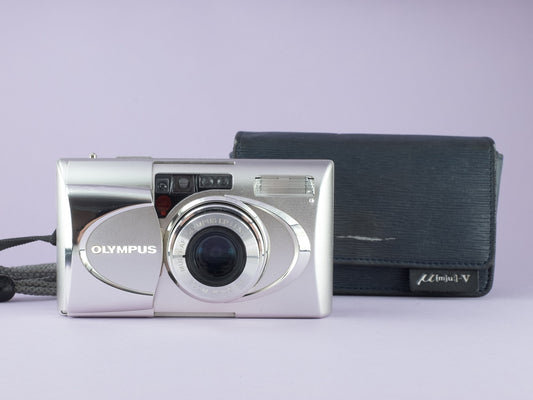 Olympus µ [mju:] V - World's Smallest 35mm Analog Film Compact Camera with 3x zoom - Great Condition