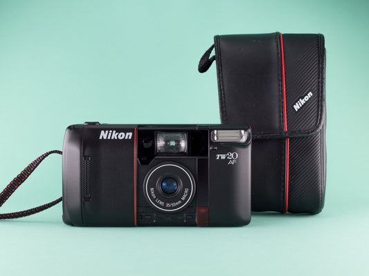 Nikon TW20 af | 35mm Analog Film Camera From 1989 With Two Different Lens Modes