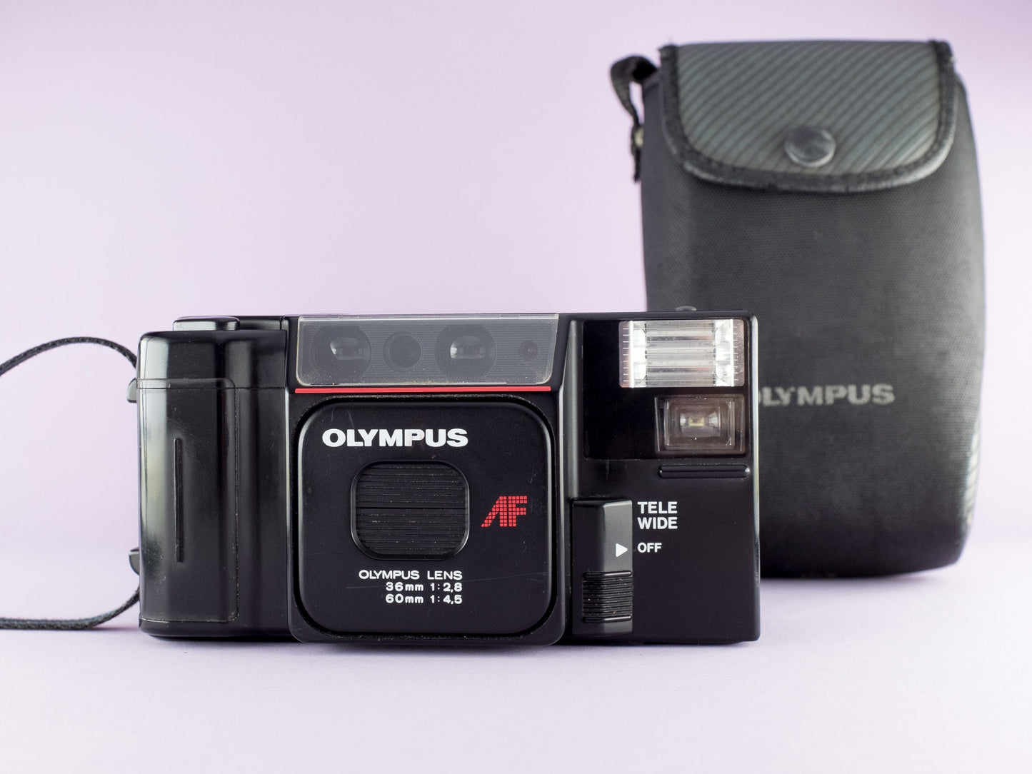 Olympus AFL-T Retro Compact Film Camera from the 1980's | with Original Case